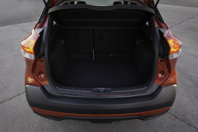2018 Nissan Kicks Cargo Space and Interior Dimensions