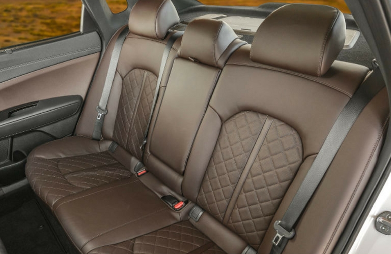 2018 Kia Optima's rear seats