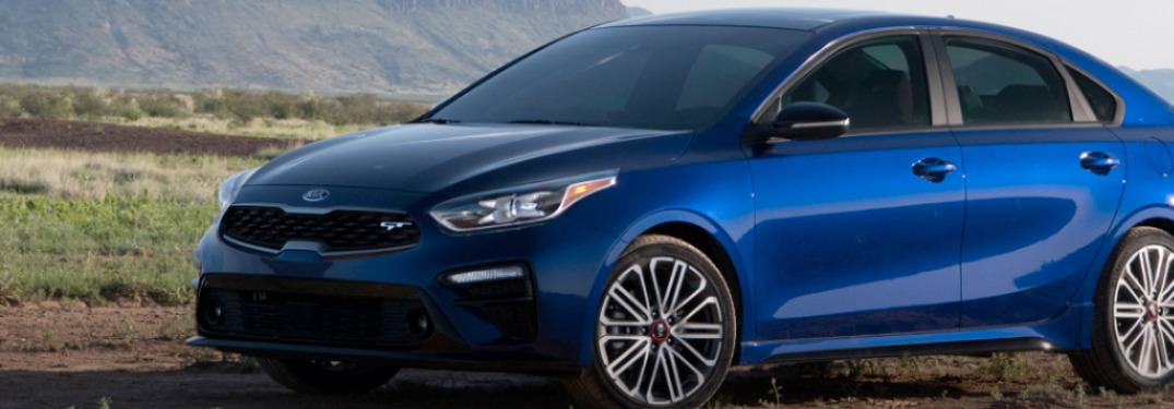 2020 Kia Forte parked in a field