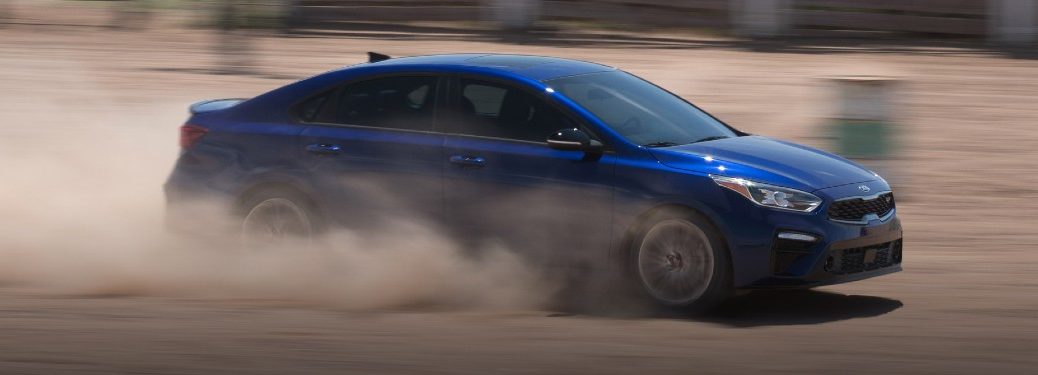 2021 Kia Forte driving off-road