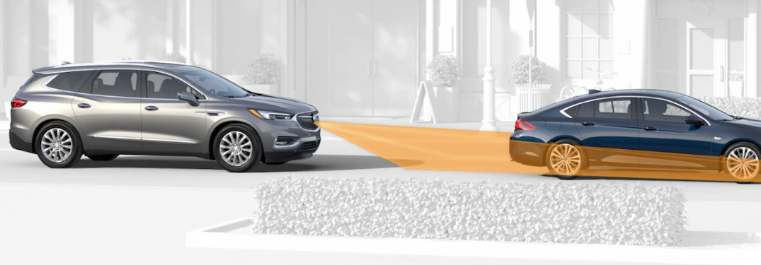 buick enclave sensors detecting vehicle in front of it
