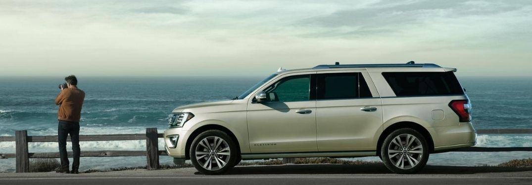 2020 Ford Expedition parked near water