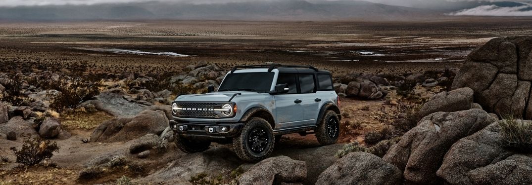 2021 Ford Bronco driving off-road
