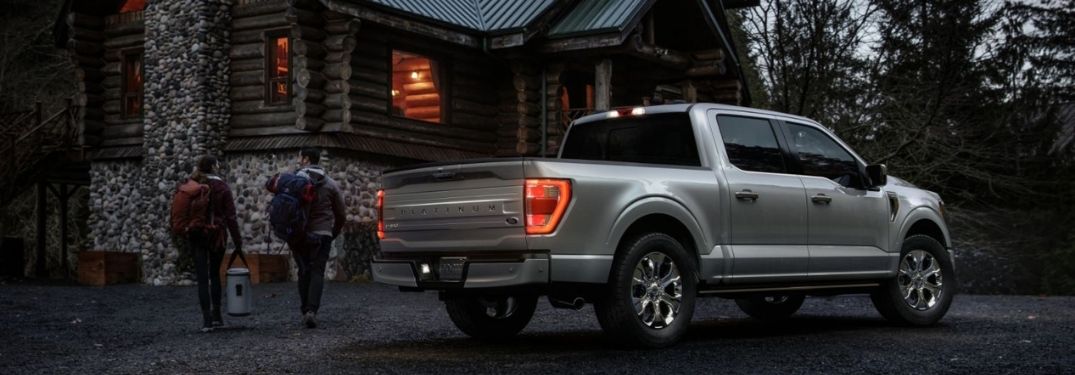 2021 Ford F-150 parked outside side view