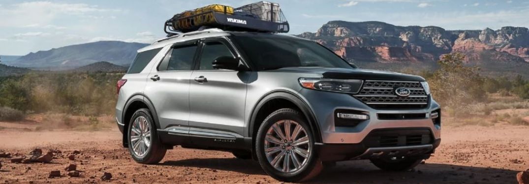 2021 Ford Explorer parked front view