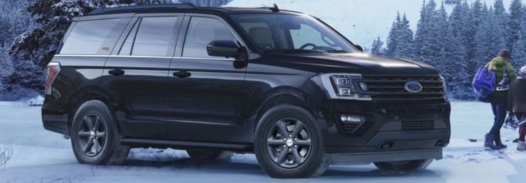 2021 Ford Expedition parked on snow