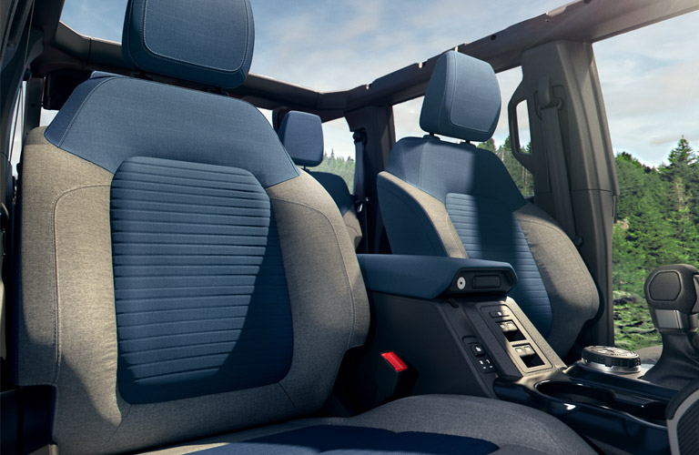 2021 Ford Bronco Outer Banks seating
