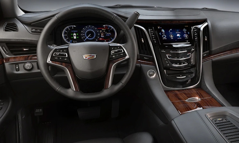 2020 Cadillac Escalade Luxury Jet Black Leather Interior