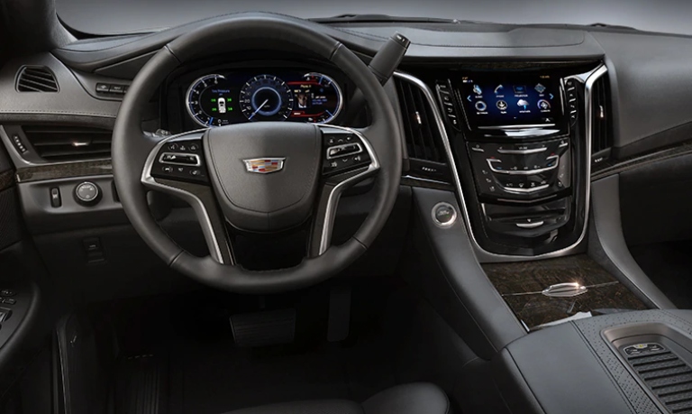 2020 Cadillac Escalade Platinum Jet Black Leather Interior