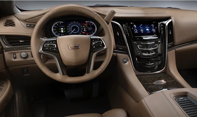 2020 Cadillac Escalade Platinum Maple Sugar Leather Interior