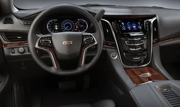 2020 Cadillac Escalade Premium Luxury Jet Black Leather Interior