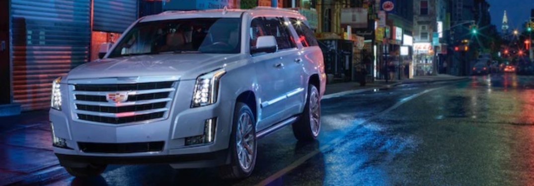 2020 Cadillac Escalade on the side of the road