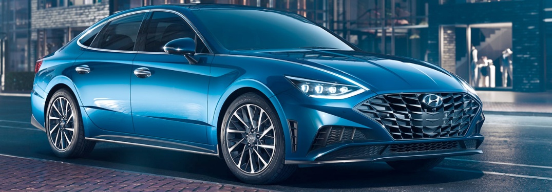 2020 Hyundai Sonata parked on side of the street