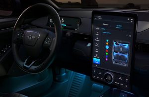2021 Ford Mustang Mach-E Wheel and Display Screen