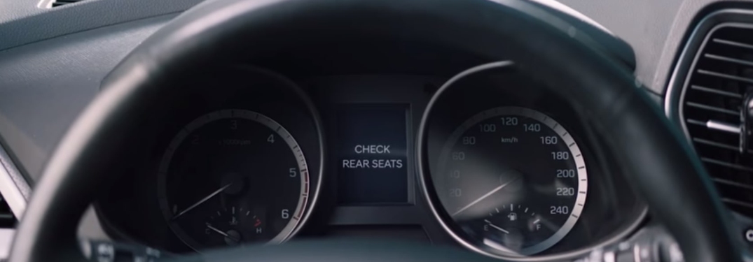 Check Rear Seat Displaying in a Hyundai Vehicle