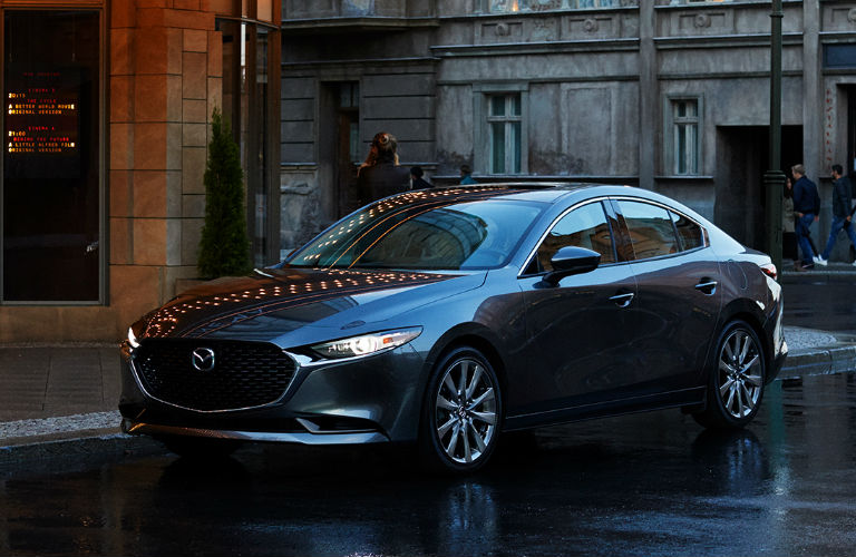Mazda3 Sedan parked on a street
