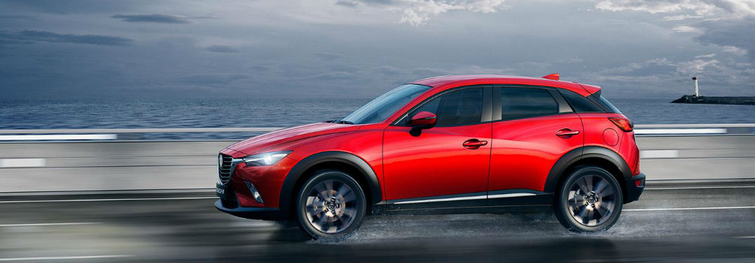 2020 Mazda CX-3 driving on a highway