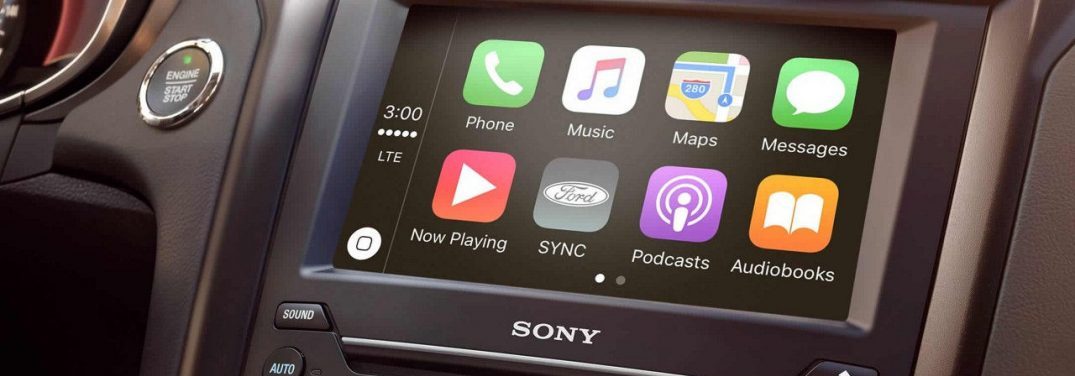 Ford SYNC 3 interface in a 2018 Ford Fusion