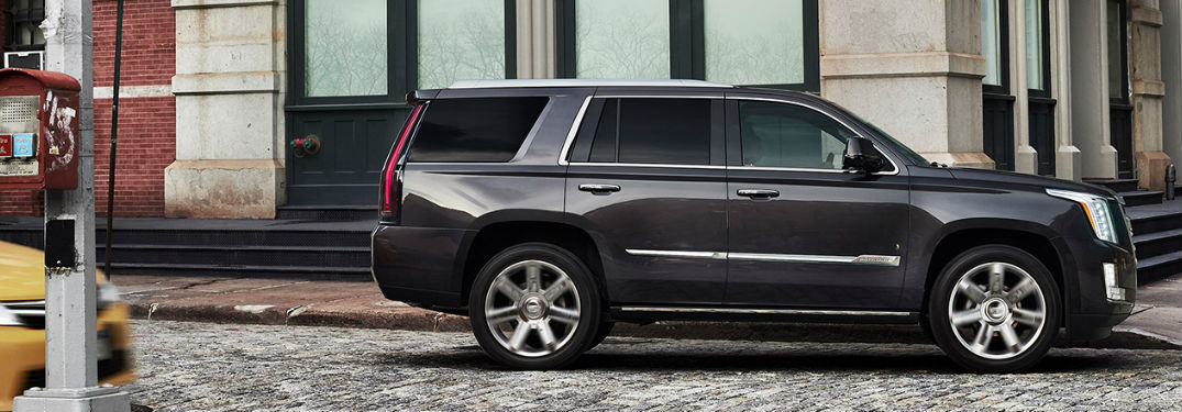 Cadillac Escalade parked on city street