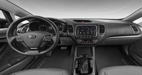 2018 Kia Forte Gray Leather Interior