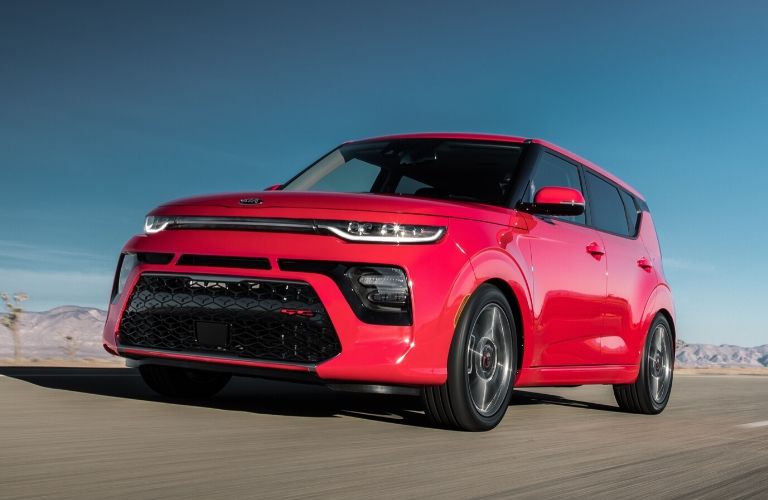 2020 Kia Soul front quarter view