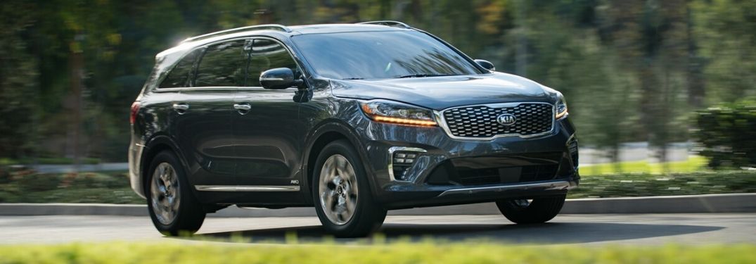 Gray 2020 Kia Sorento on a Country Road
