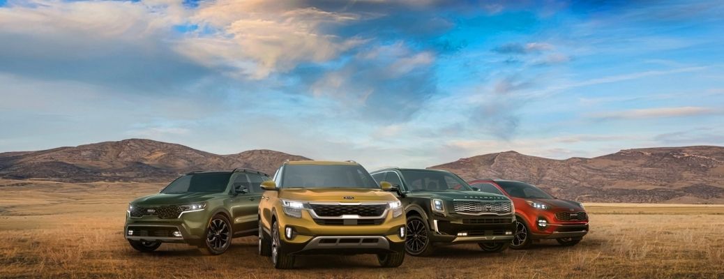 2021 Kia SUVs all in one image