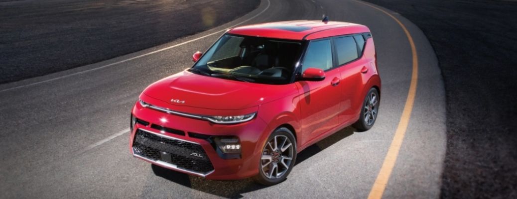 2022 Kia Soul on a Hiighway