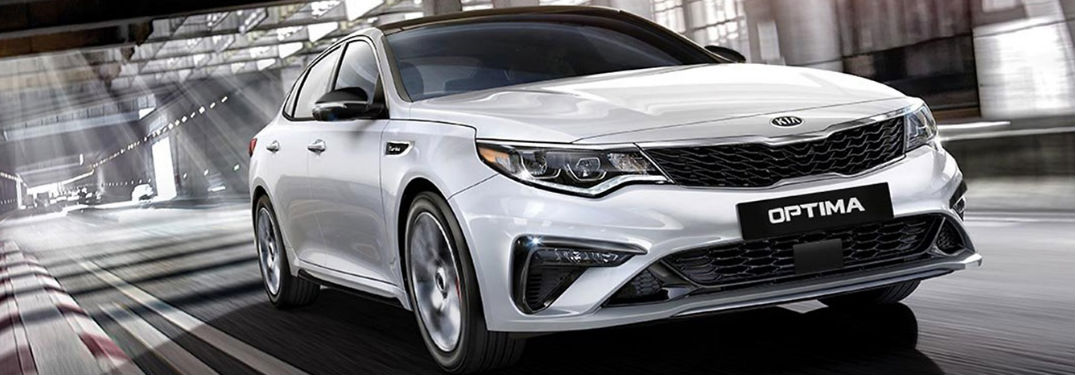 2020 Kia Optima driving on a road