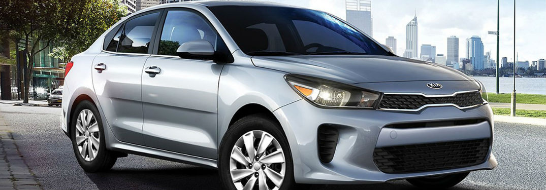 2020 Kia Rio front and side profile