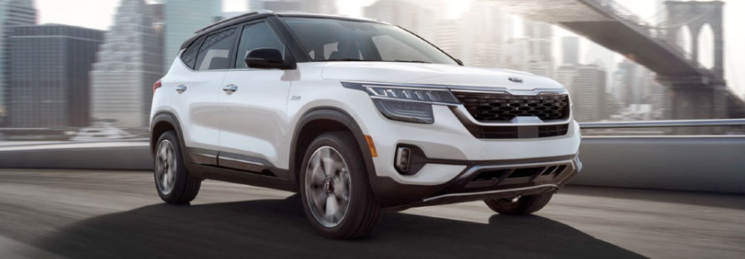2021 Kia Seltos front and side profile