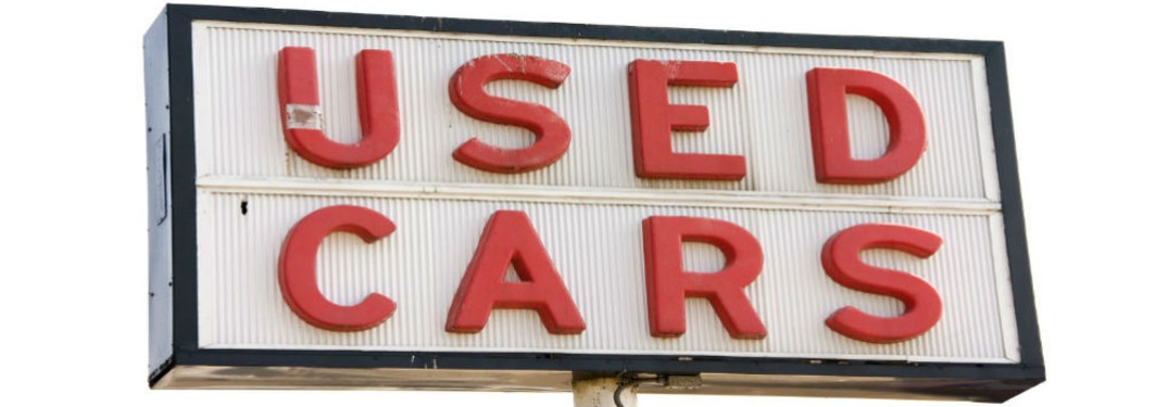 Used car sign