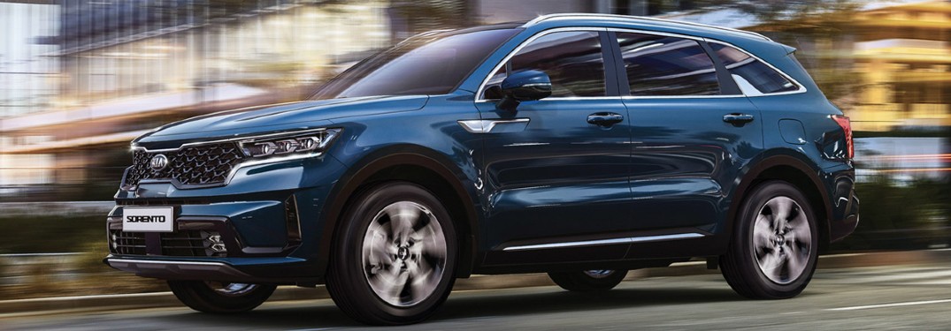 2021 Kia Sorento driving on a road