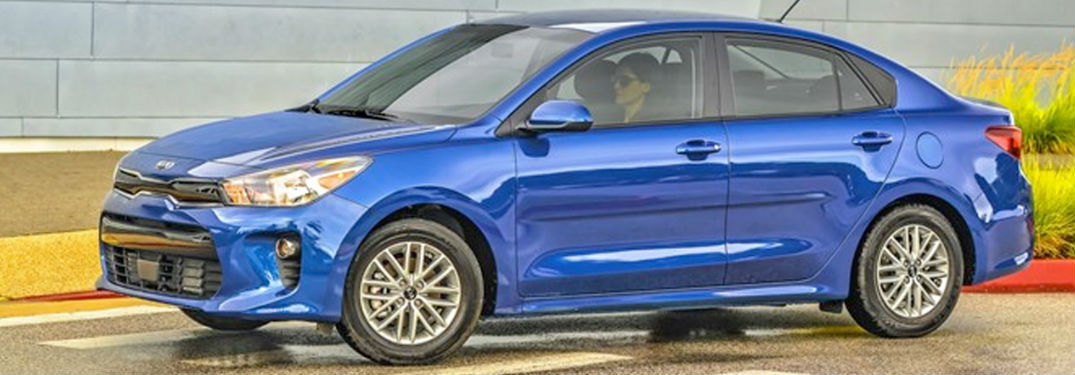 2020 Kia Rio in blue