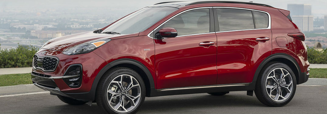 2020 Kia Sportage in red