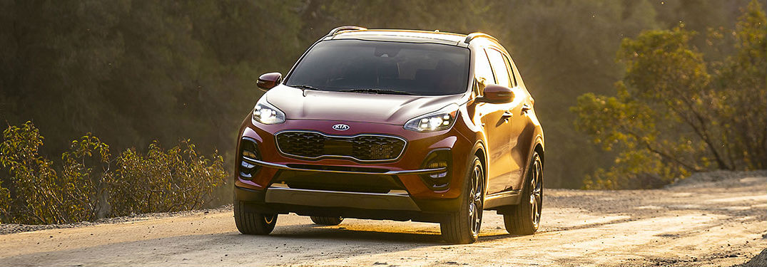 2020 Kia Sportage in red