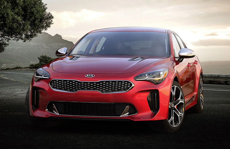 2020 Kia Stinger in red