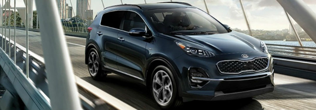 2021 Kia Sportage in blue