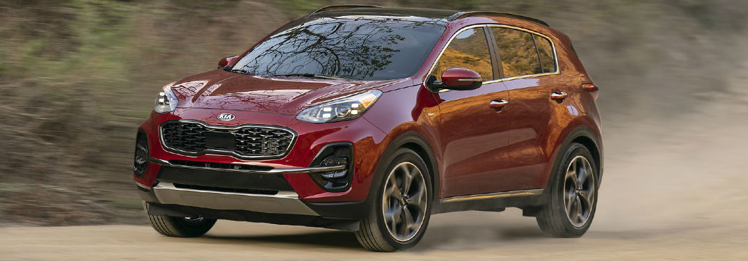 2021 Kia Sportage in red