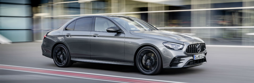2021 Mercedes-AMG E 53 Exterior Passenger Side Front Profile