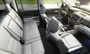 2020 Honda Ridgeline Interior Cabin Seating and Dashboard