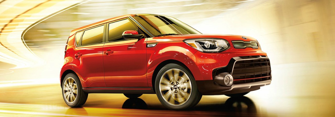red 2018 Kia Soul side view