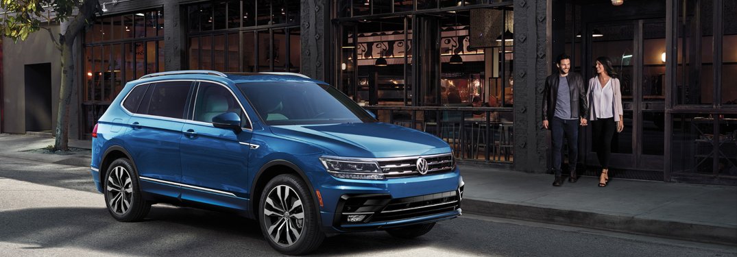 2020 Volkswagen Tiguan parked on a city street