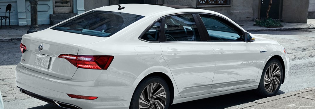 2020 Volkswagen Jetta parked in a city street
