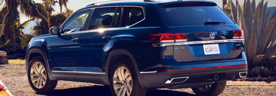 2021 Volkswagen Atlas parked in the woods