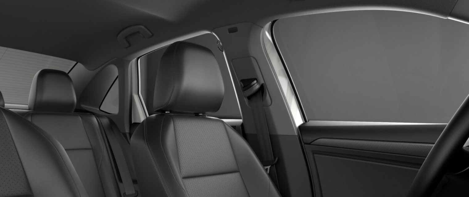 2019 VW Jetta Titan Black V-Tex Leatherette Interior