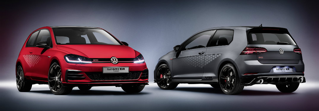 Golf GTI TCR Red and Gray