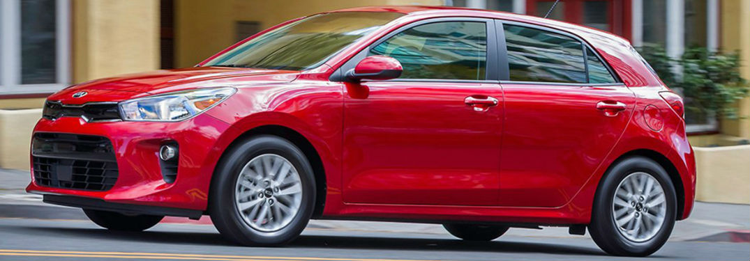 red 2018 Kia Rio 5-door