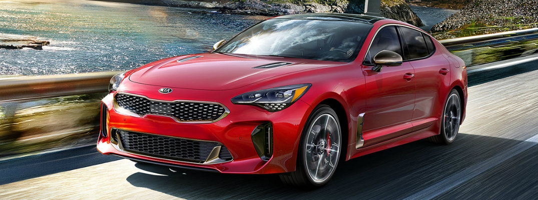 Red 2019 Kia Stinger