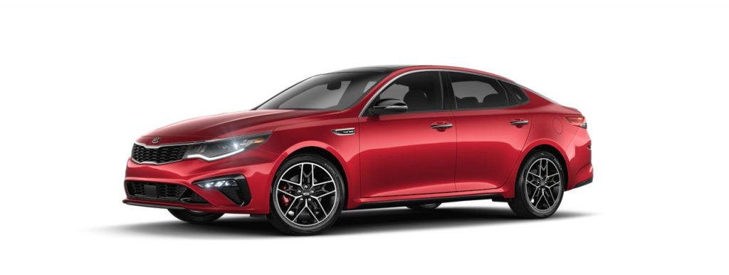 2020 Kia Optima in Passion Red